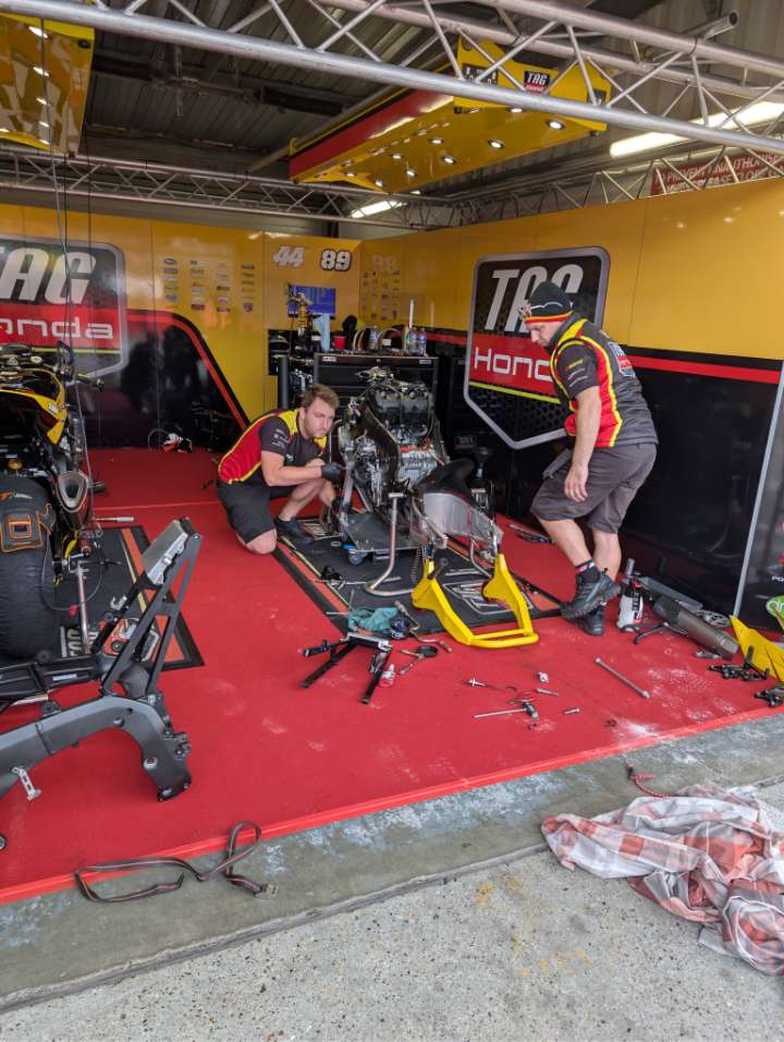 Some pictures she has taken at WORK..

She works for multiple companies including pirelli and has worked on bsb/TT bikes, include Davey Todd's.

What the fuck even is she? Like... Genuinely speechless. What the fuck. What the fuck. What the FUCK?!?