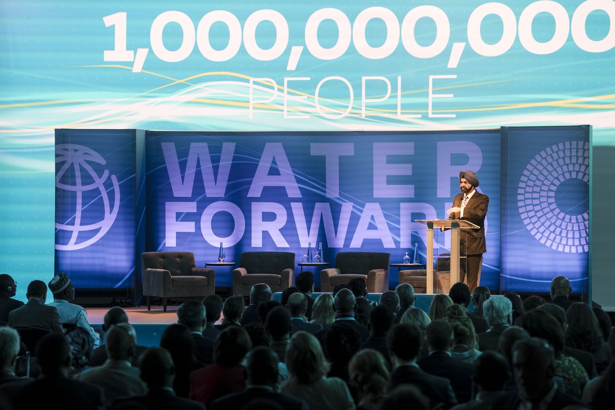 2030WRG's tweet photo. “When water systems work, farmers produce, businesses operate, &amp; cities attract investment.” — Ajay Banga, President, @WorldBankGroup

#WaterForward backs country-led solutions with a target of water security for 1 billion people by 2030.

Explore how: https://t.co/3waiyOmDXZ https://t.co/vRqoJDp2Dh