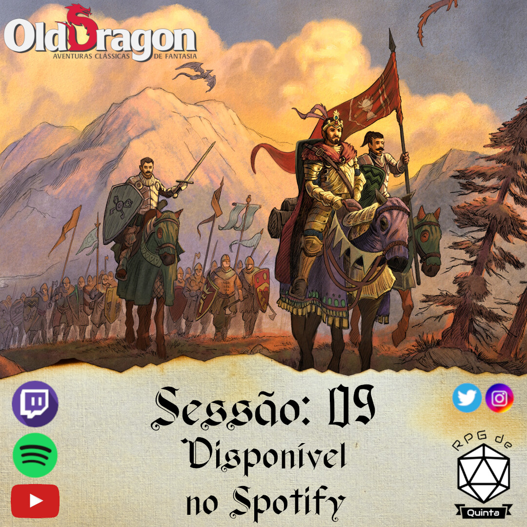rpgdequinta's tweet photo. Curte #RPGdeMesa em formato #Podcast?! Então vem ouvir a 9ª sessão, da nossa campanha de #OldDragon2!
▶️ https://t.co/m3A5ZoDvaH ✅
#OldDragon #rpg #OD2 #odRPG #OSR #rpgBrasil #OldSchoolRPG https://t.co/JqFDpVa9Nt
