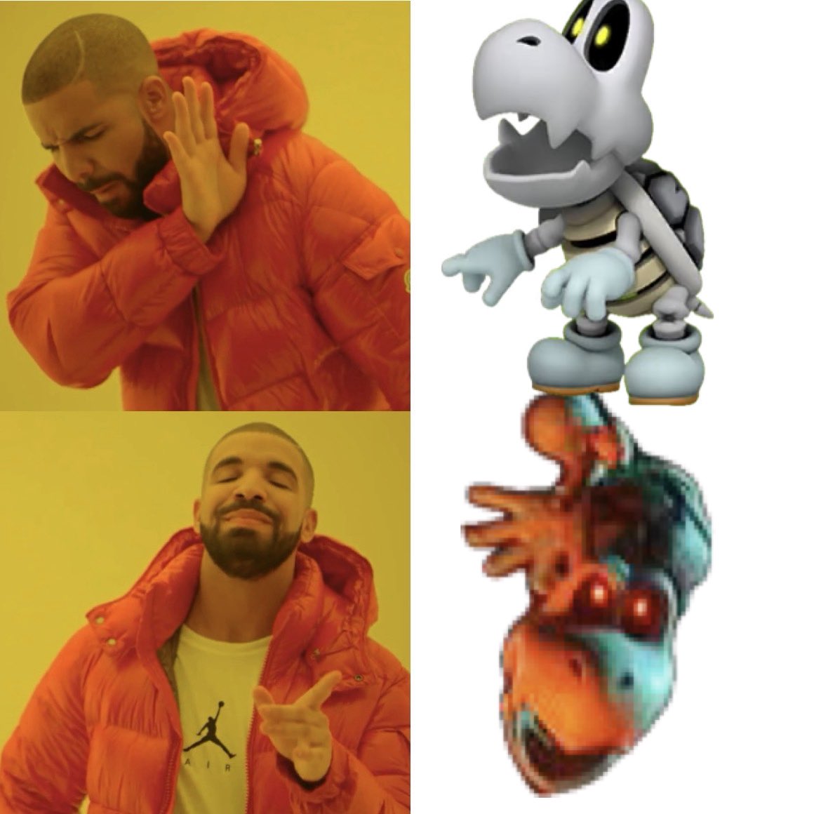 Paburonardz's tweet image. カロンの背骨の違い
#マリオ #スーパーマリオ #mario