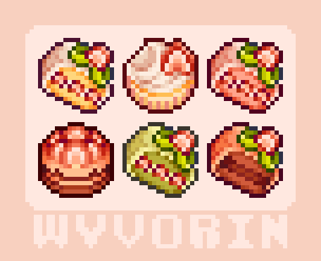 wyvorin's tweet photo. ︵⏜︵⏜︵⏜︵
ʚ꒰Pixel Cakes &amp; Pies꒱ɞ
꒰ঌ[ https://t.co/GG2C6ie217 ]
[ https://t.co/jQMWQ8Ebiy ]໒꒱
ʚ꒰ #art > #pixelart > #bread > #bakery > #streamerassets > #vtuberassets > #subbadges > #bitbadges > #twitchbadges > #badges > #streamer > #vtuber > #premade ꒱ɞ
︶⏝︶⏝︶⏝︶ https://t.co/8KKumikfcm