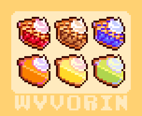 wyvorin's tweet photo. ︵⏜︵⏜︵⏜︵
ʚ꒰Pixel Cakes &amp; Pies꒱ɞ
꒰ঌ[ https://t.co/GG2C6ie217 ]
[ https://t.co/jQMWQ8Ebiy ]໒꒱
ʚ꒰ #art > #pixelart > #bread > #bakery > #streamerassets > #vtuberassets > #subbadges > #bitbadges > #twitchbadges > #badges > #streamer > #vtuber > #premade ꒱ɞ
︶⏝︶⏝︶⏝︶ https://t.co/8KKumikfcm