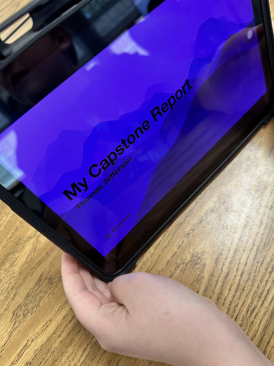 #day135 <a href="/tmcgee2245/">TMcGee</a> <a href="/OPS_WilsonFocus/">Wilson Focus School</a> 
Thanks to the Library teacher and Apple coach for all their help on adding some razzle dazzle to our Capstone Keynotes!