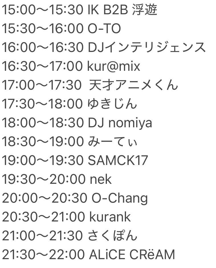 【お誕生日ﾊﾟｰﾁｰ】

 #4x4c

4月生まれ×4人=ﾊｯﾋﾟｰなDJイベント🎂

アニメ中心にワイワイやっていきます〜！
個性バラバラだけどナイスグルーヴな予感…

🗓 4/25(土) 15:00~22:00
📍 町田カプセル
🚪 ¥1,000+1D