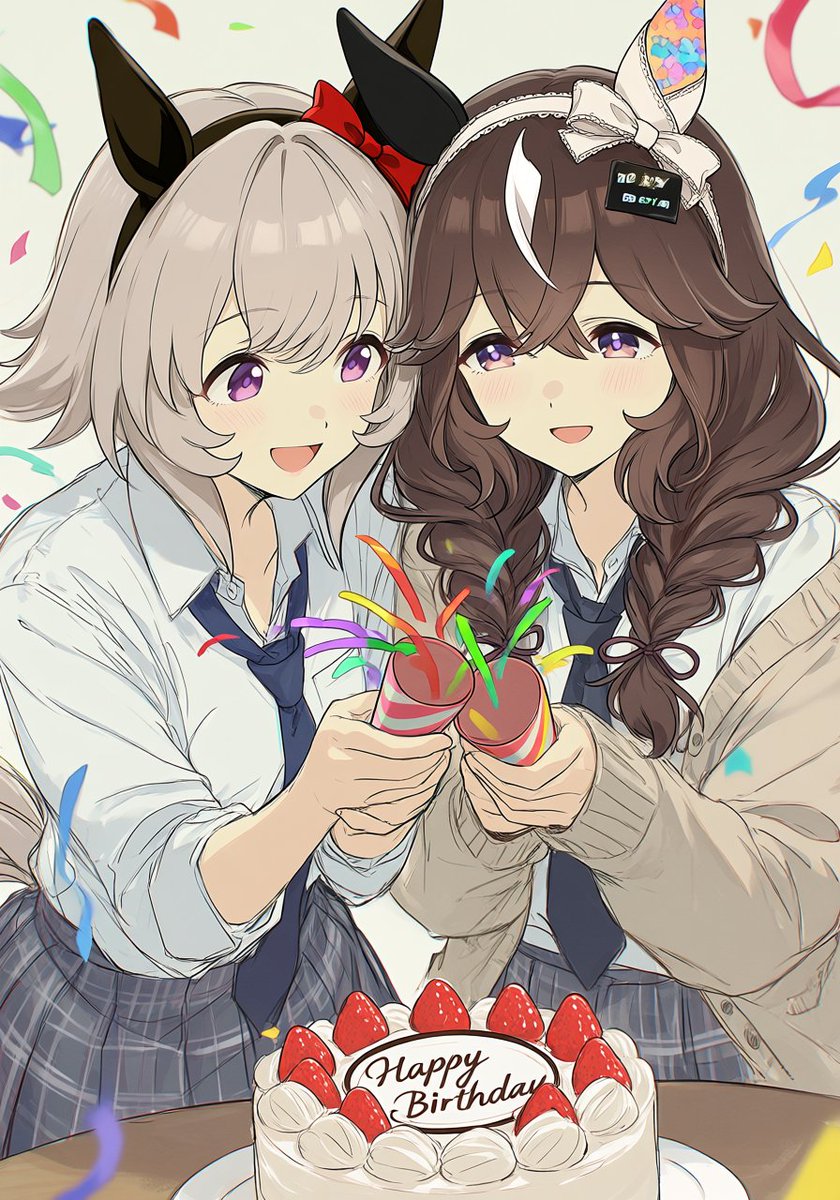 heiissio's tweet image. 誕生日おめおめ🥳🎉
 #AI生成
 #umamusume  
 #カレンブーケドール  #カレンチャン
