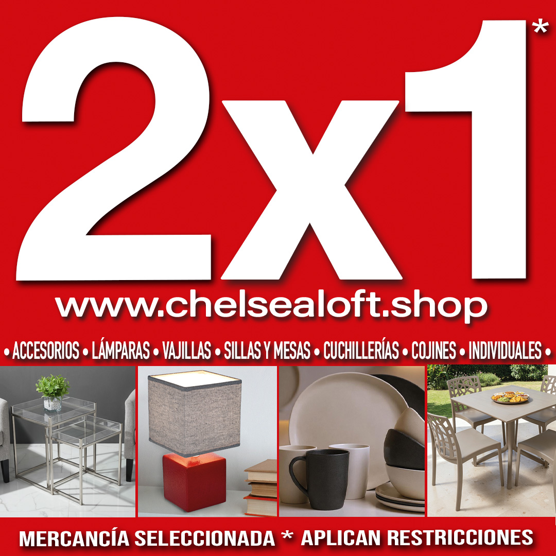 chelsealoft's tweet image. 🤩🤩🤩 PROMOCIÓN 2X1 EN MERCANCÍA SELECCIONADA 🤩🤩🤩 ACCESORIOS • LÁMPARAS • VAJILLAS • SILLAS Y MESAS • CUCHILLERÍAS • COJINES • INDIVIDUALES Y MÁS. Encuentra todos los artículos aquí chelsealoft.shop/collections/2x1
#Chelsealoft #2x1 #Descuentos