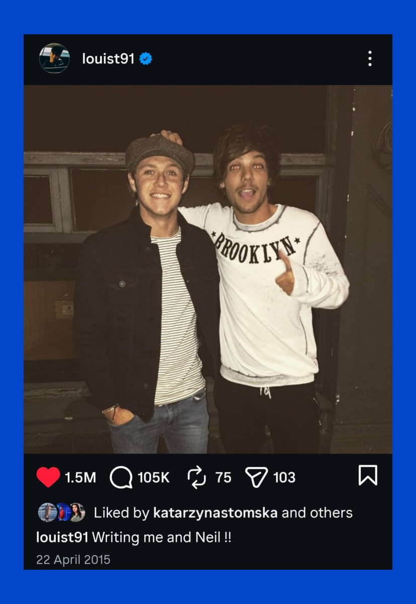 KStomska's tweet image. 11 yrs ago today Louis posted this photo with Niall on IG 
#Nouis #Throwback #Memories