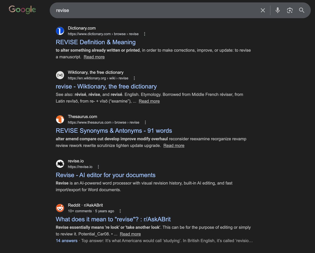 tmuxvim's tweet image. page 1 of Google for a common word query #NeverGiveUp