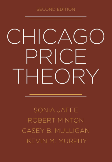 Probablemente el curso más emblemático del Phd de Economía de la Universidad de Chicago, Price Theory, disponible aquí. El curso, ahora en libro y videos abiertos, es quizá lo que mejor explica la visión de incentivos, marginales e intuición económica típica UChicago. Recomiendo