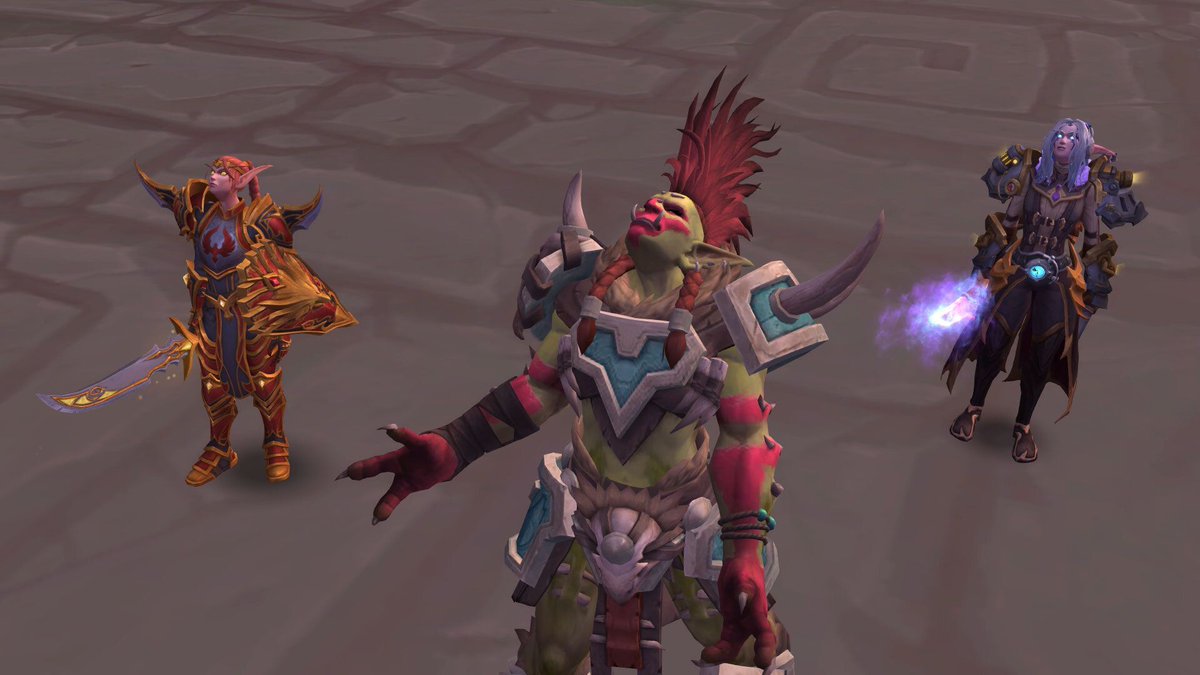 reyneese's tweet photo. Sometimes, a little bit of shouting and heroic roar. Don't always get the chance to take screenshot like these. erm hm. #WarcraftStory https://t.co/8urHiYRt5H