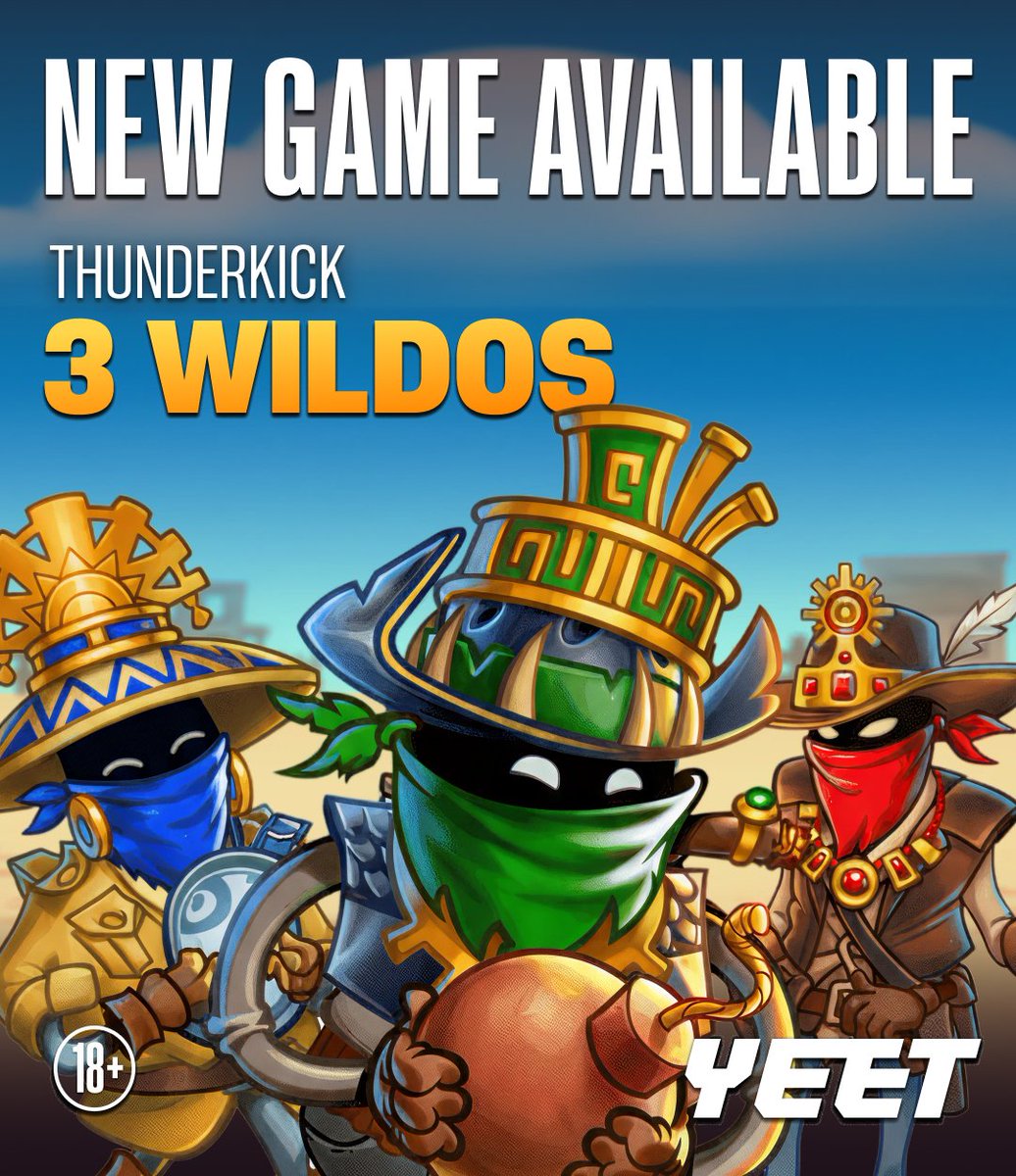 They robbed the Wild West dry, now they're coming for Aztec gold...

3 Wildos is officially available to play!

Try it now: YEET.com/game/play/thun…