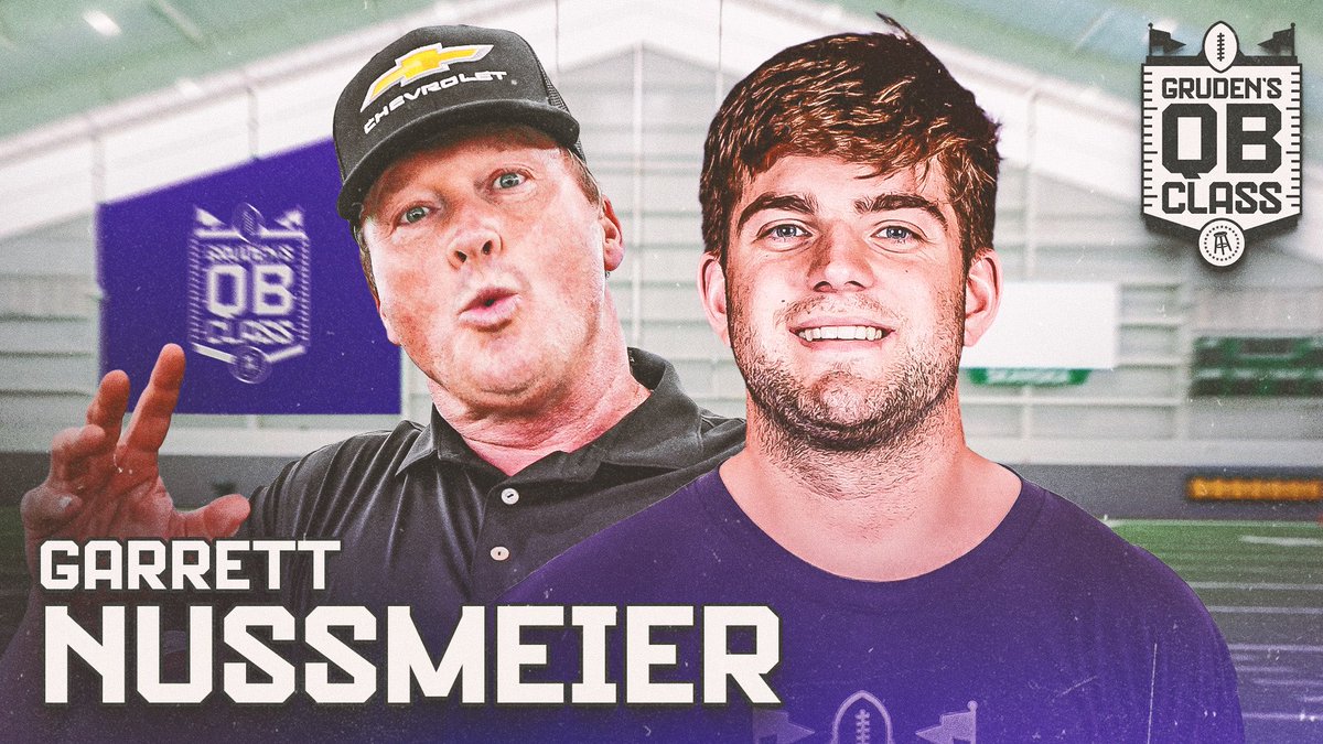 Gruden’s QB Class with Garrett Nussmeier is LIVE NOW!!

Watch it here: youtu.be/_UrDbEilaZc?si…