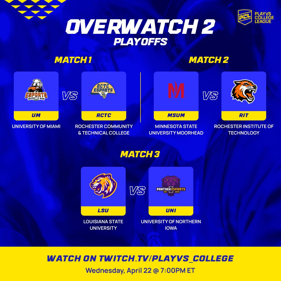 PlayVS College League tweet media