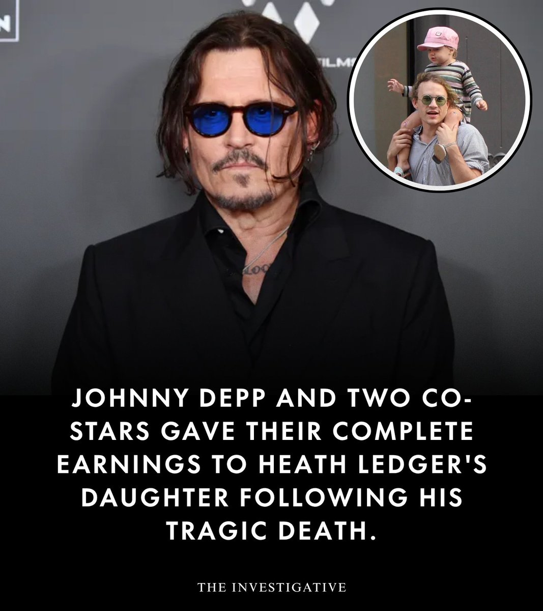 AnonymousNewsHQ's tweet image. Heath Ledger died unexpectedly in January 2008 at just 28 years old, leaving behind his young daughter Matilda.

#compassion #generosity #hollywood #heartwarming #legacy #fblifestyle