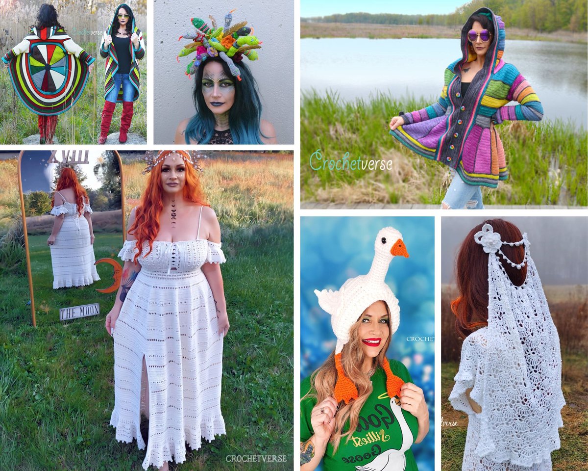 knithacker's tweet image. Designer Spotlight: Crochet Designs By Stephanie Pokorny of Crochetverse: 👉  tinyurl.com/4med44un - Stephanie's designs are famous and her creativity us unmatched! #crochet #handmade #wedding #weddingDIY 💜