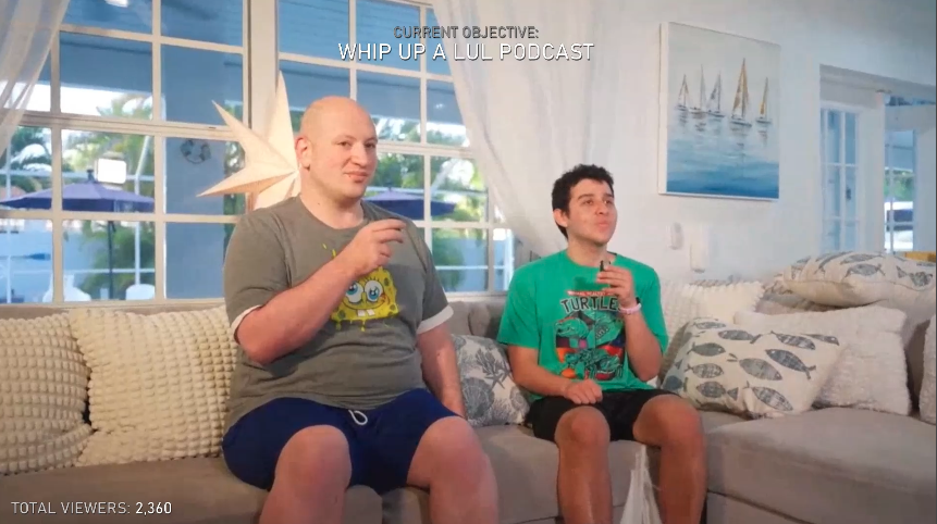 Just a lul autistic podcast in Miami #fishtanklive