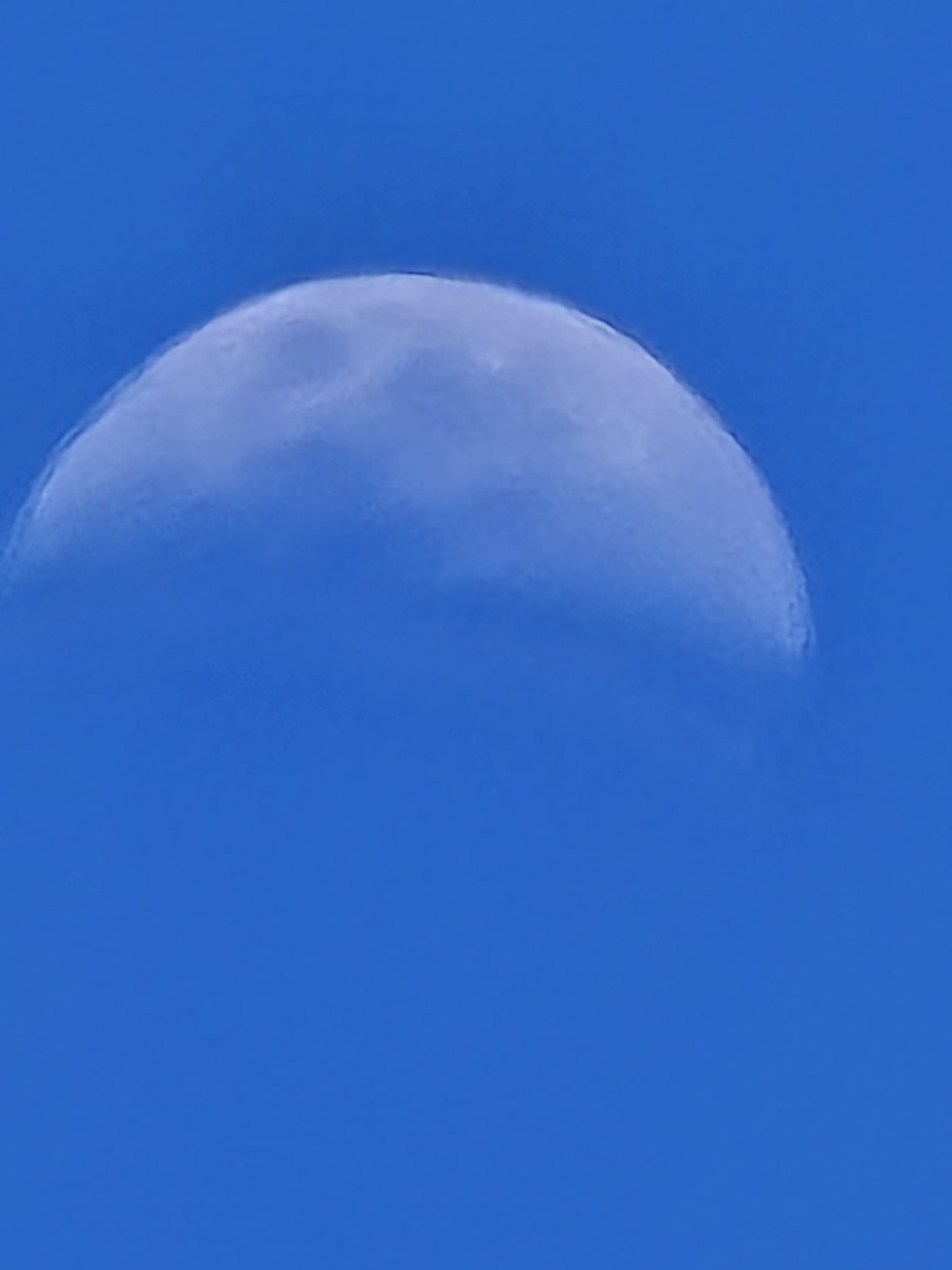 The moon right now
