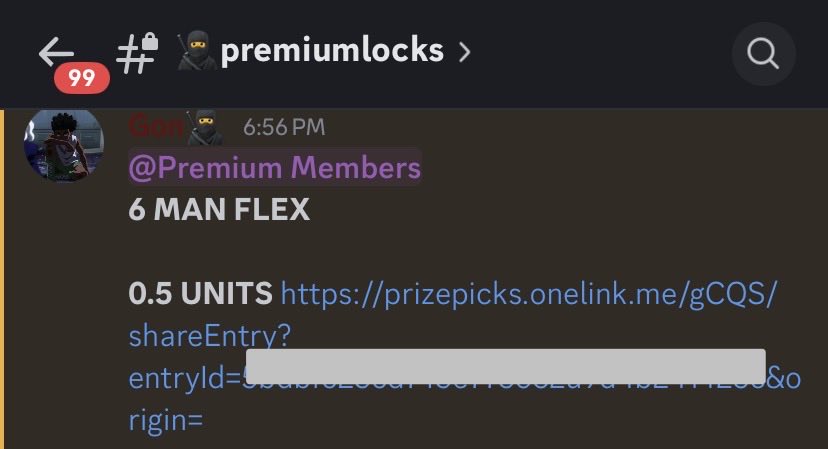 gonthebettor's tweet image. PRIZEPICKS USERS 🚨🚨🚨🚨

JUST POSTED MY FAVORITE 6 MAN FLEX FOR TONIGHT 🤑

IF YOU MISSED OUT ON THE PLAYS YESTERDAY, DONT MISS OUT AGAIN TODAY ❤️‍🔥⤵️ 
discord.gg/3F55ke6CVf

#POTD #NBA #MLB