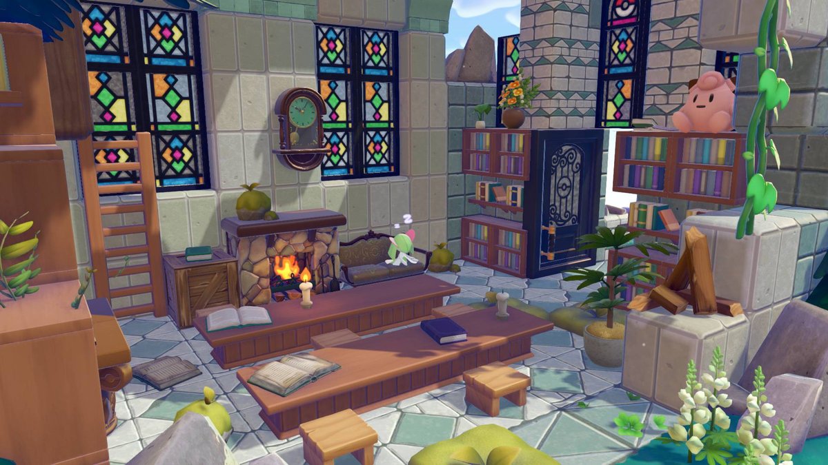 廃図書館📚️　
　
#ぽこあポケモン