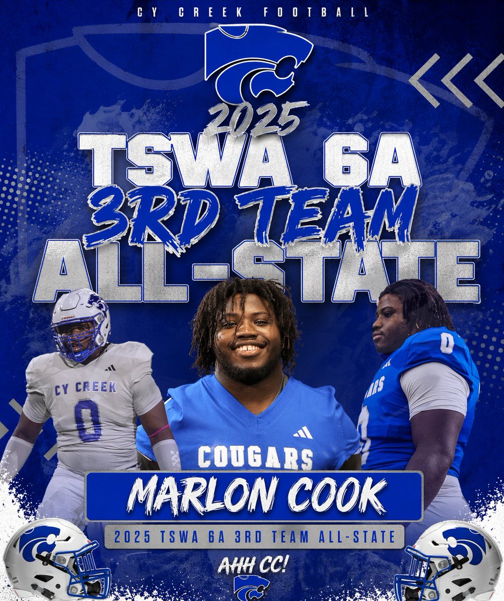 Congratulations <a href="/Marloncook01/">Marlon”the truth”Cook “2026” DL</a> on earning all-state honors!
#AhhCC
#GrowChamps
