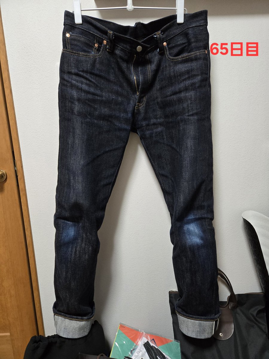 Spapa_honest's tweet photo. 65日目👖
63、64日目は履かず
#児島ジーンズ #23oz 
#自分のための記録 https://t.co/7pvziMdbxp