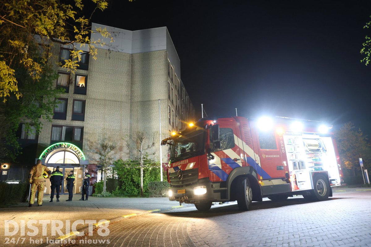 Lichte rook en rooklucht in hotel in Naaldwijk