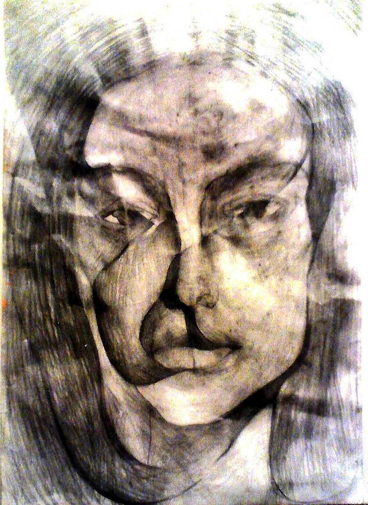 PaulinaKosowsk3's tweet image. #face #portrait #draw #bnw
