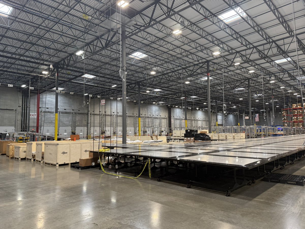 The beginning  of a new sorting system implementation in ChiTwon !! Ready to move boxes 📦 with more speed and accuracy !! #3PL #warehousing  #construction