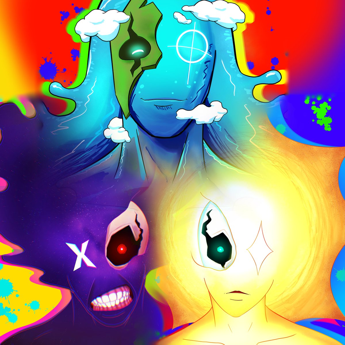 Merged all my server pfps and its peam