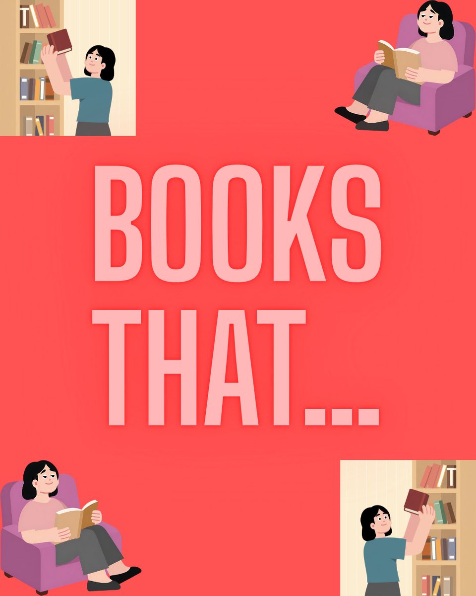 Readingromance5's tweet image. Books that…

#booktwitter #booktwt #bookstagram #books #booktok #bookworm #booklover #booknerd
