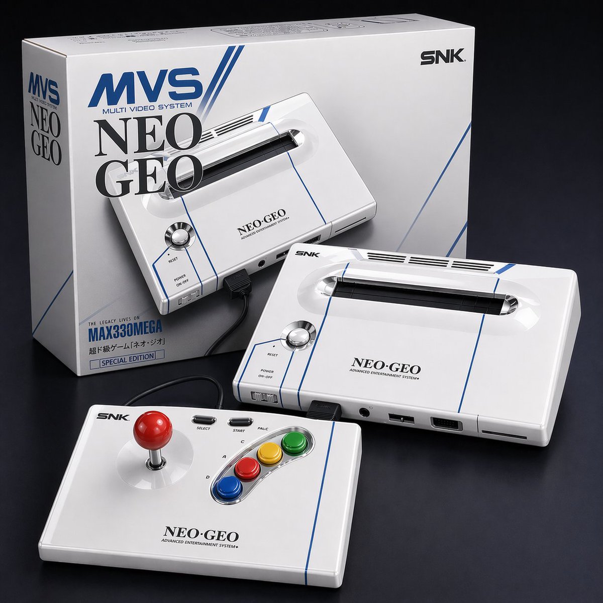 toarcade's tweet photo. 最近NEO GEO AES+の盛り上がりと限定カラー見てると、次はどんな色が来るのか気になって仕方ない…！
だってネオジオミニも色んな限定カラー出してたし..

買えないものはもうAIに見せてもらうしかないｗ https://t.co/1zs0z1Hp2E