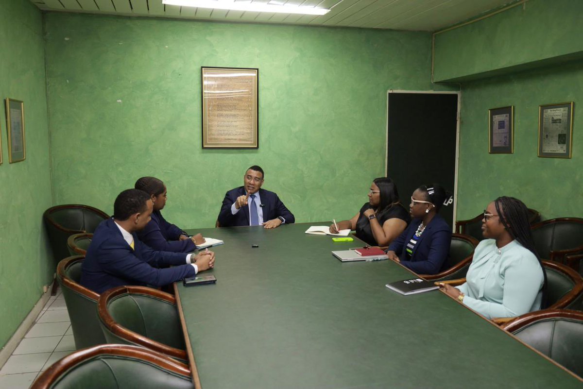 Andrew Holness tweet media