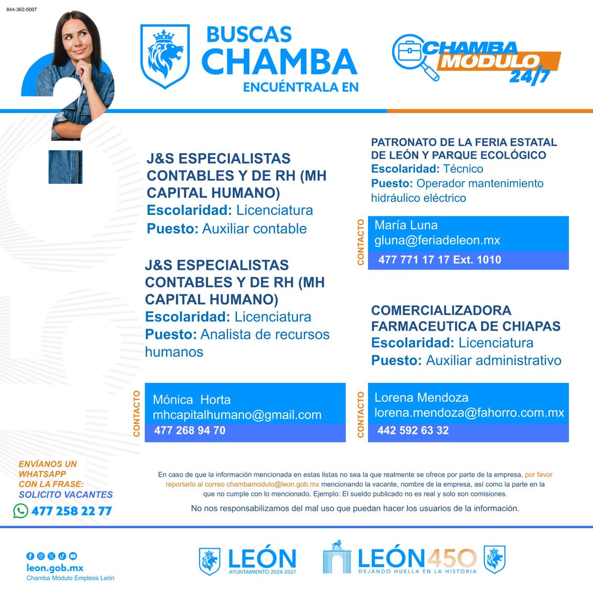Chamba Módulo Empleos León tweet media