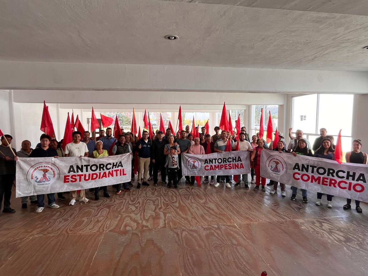 LorenaLeytoS's tweet image. Con el festejo de los #35AñosDeLuchaOrganizada Antorcha demostrará que para trabaja para quienes más lo necesitan en #Tlaxcala