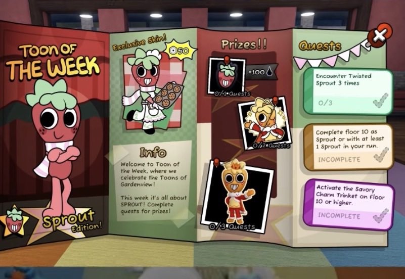 areyoumime's tweet photo. THERES GOING TO BE TOON OF THE WEEK FOR EVERY SINGLE TOON WHERE THEIR TOON AND TWISTED GETS REWORKED??????? STARTING WITH SPROUT??? EXCLUSIVE SKIN???? GOLDEN SKIN??? BADGE????? EVERY TOON???? REWORK???????? HELP??????? GAME OUT OF ALPHA????? https://t.co/iKOdAznBj9