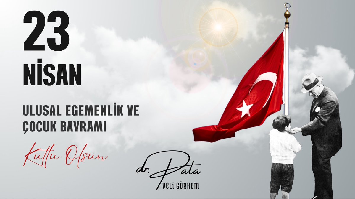 VGPALA's tweet photo. Cumhuriyetimizin kurucusu Gazi Mustafa Kemal Atatürk tarafından 23 Nisan 1920’de TBMM’nin açılışı ile birlikte dünya çocuklarına armağan edilen 23 Nisan Ulusal Egemenlik ve Çocuk Bayramı kutlu olsun. 🇹🇷 

#EnGüzelBayram | #23NisanKutluOlsun | #CocukBayramı | #TBMM106Yaşında | #ulusalegemenlikveçocukbayramı | #EgemenlikKayıtsızŞartsızMilletindir
