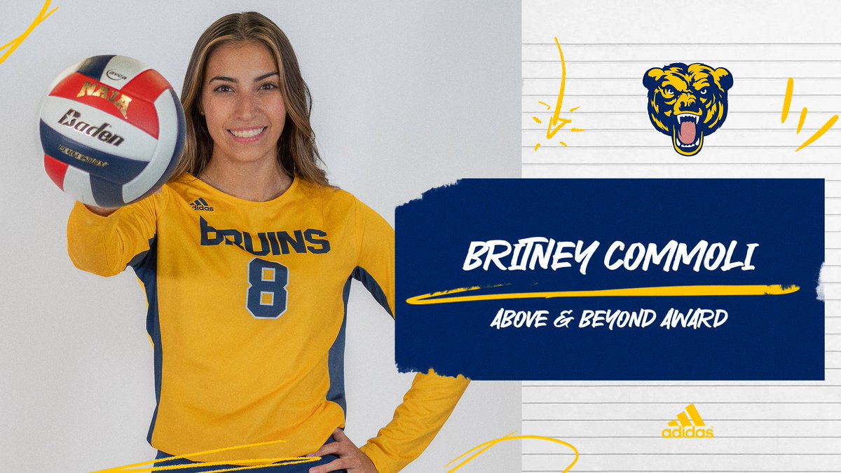 carolinauwvb's tweet photo. Always happy to share our players' success on &amp; off the court. Congrats to Britney Comolli for earning the Above &amp; Beyond Award at the Student Employment Banquet this past Friday for her role in the Library Department! https://t.co/2zd5iBo7HR