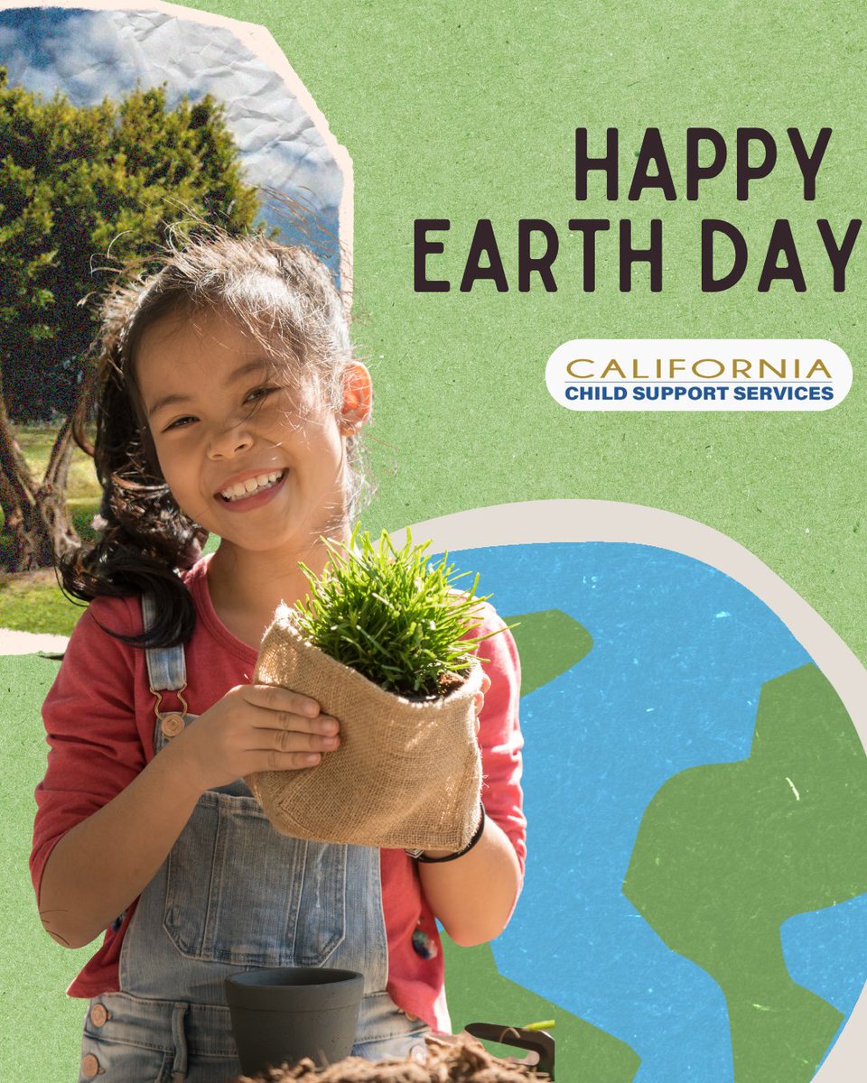 CAChildSupport's tweet photo. This Earth Day, we’re reminding you that small steps—like going paperless, using digital tools, and teaching kids to care for the planet—can make a big difference. https://t.co/IGvS9MXPEb