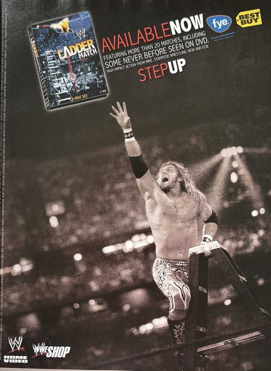 WWE Ladder Match dvd ad with Edge