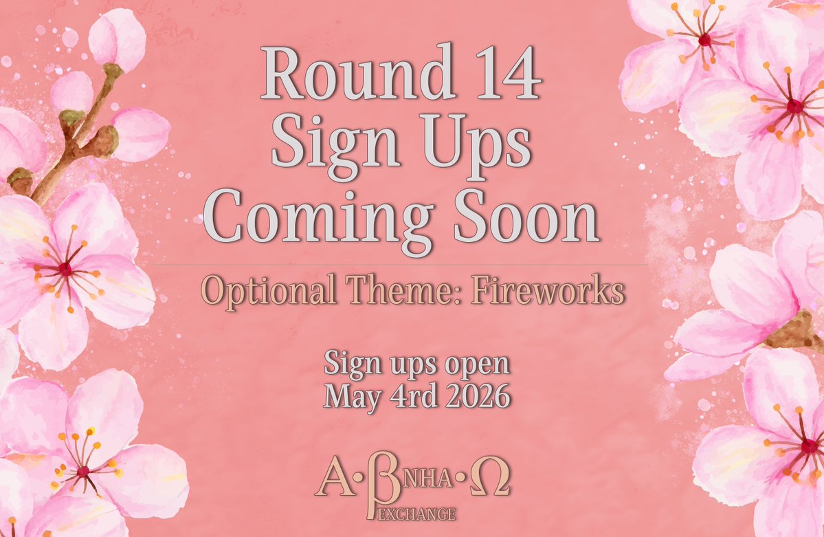 📆R14 SIGN UPS COMING SOON📆

Round 14 is coming your way in a couple weeks!😍 Is everyone excited as us for more delicious A/B/O content?👀
