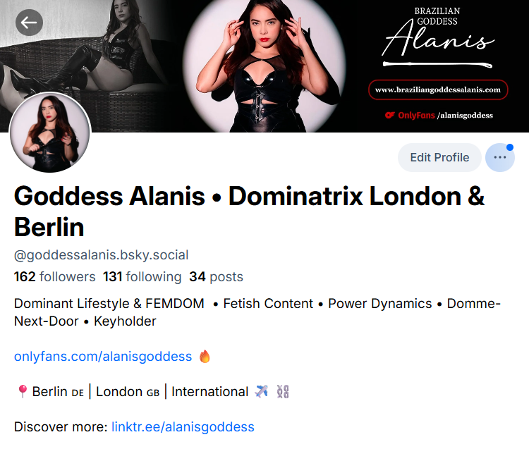 Goddess Alanis • London & Berlin tweet media