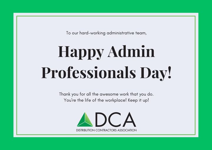 DCAtweets's tweet photo. Happy Administrative Professionals Day from DCA! Today, we celebrate the work of secretaries, administrative assistants and other office professionals for their contributions to the workplace. Thanks for all you do! 
#administrativeprofessional #dca https://t.co/aR6ShQWaby