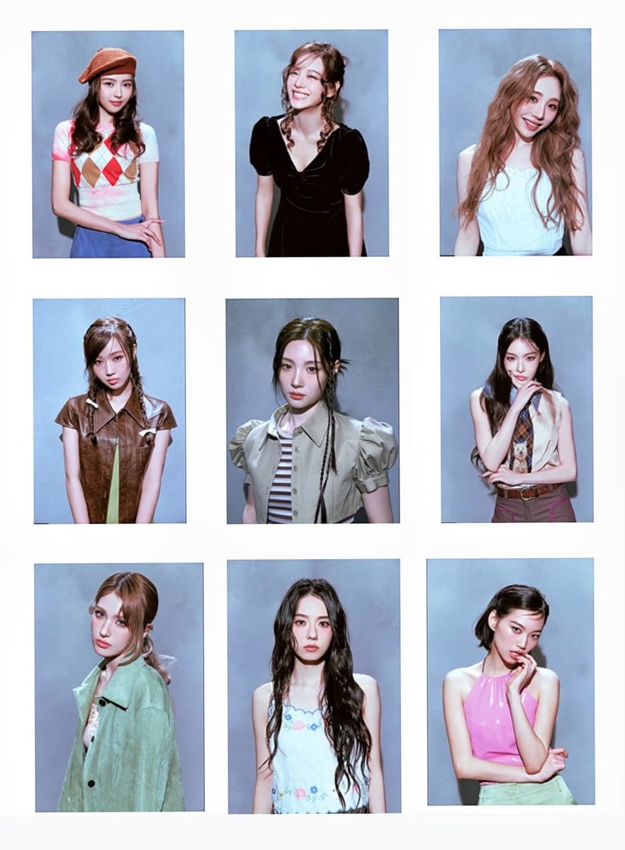 ioi individual concept photos from yeonjung’s instagram story! yoojung, chaeyeon, chungha, somi and sohye’s are different.