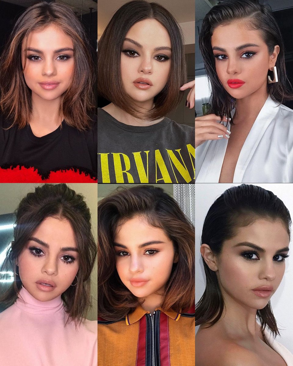 Selena Gomez with short hair