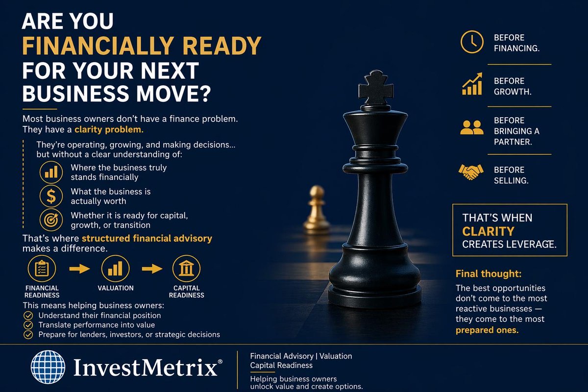 Investmetrixllc's tweet photo. Are you Financially READY? https://t.co/HSDd4haj63
