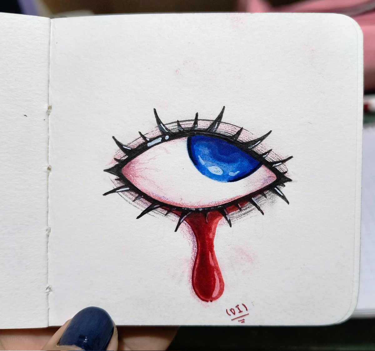 FloraBet123's tweet image. Eye 👁️🩸

#tradicionalart #eye #blood