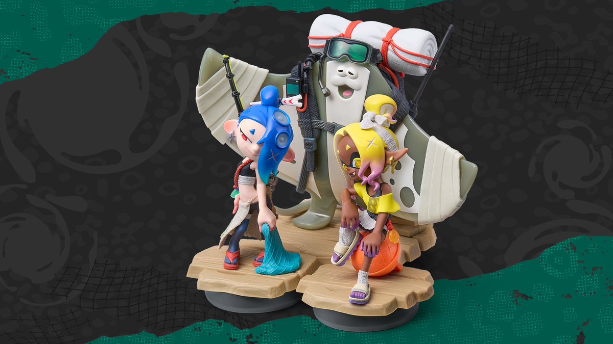 NerdyDeals247's tweet image. Das neue Dreierpack der #amiibo Mako, Mantaro und Muri zu Splatoon Raiders ist jetzt bei Amazon vorbestellbar! Das Set erscheint, wie das Spiel, am 23. Juli 2026.

Zu Amazon:
amzn.to/4cEJu2F

Affiliate-Link. #Werbung