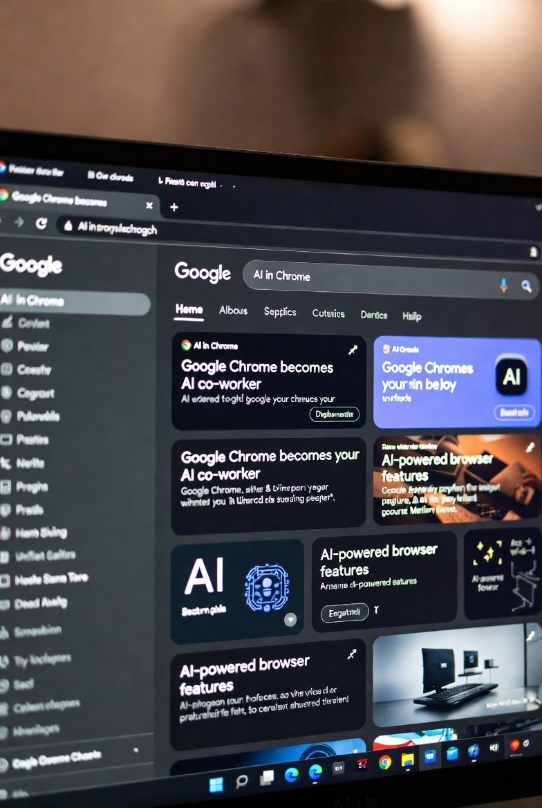 Siddhant_1305's tweet image. Google just turned Google Chrome into an AI co-worker.

Your browser is no longer a tool.
It’s your assistant, analyst, and operator.

The “open 50 tabs and suffer” era is officially over.

@sundarpichai @Google @googlechrome #AI #Google #GoogleChrome #AiAgents #GenAi #Chrome