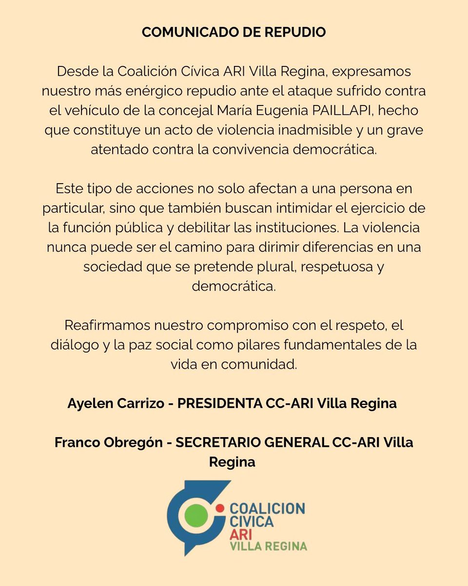 CC-ARI Rio Negro tweet media