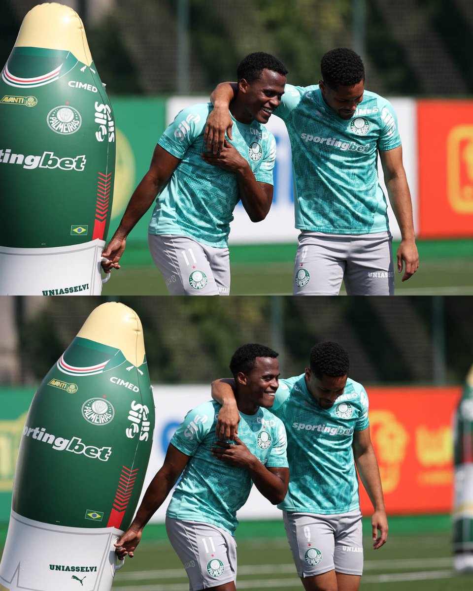 Palmeiras's tweet photo. E essa dupla? 🇨🇴🤝🐯 https://t.co/ChD7n69fYI